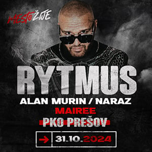 Mesto žije 2024:  Rytmus, Alan Murín, NaRaz, PKO Čierny Orol, Prešov